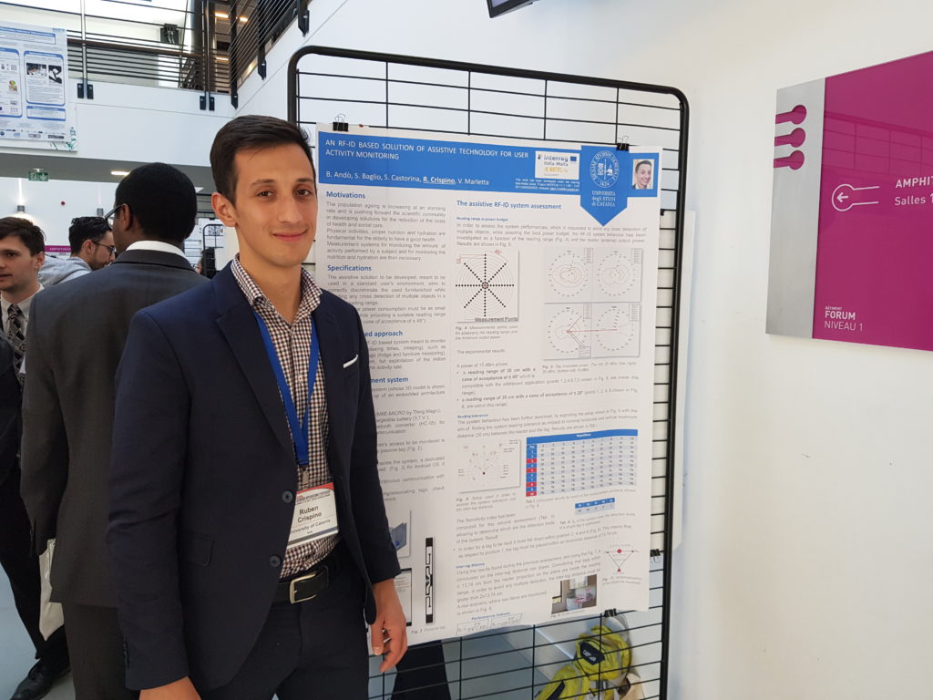 The DIEEI of the University of Catania has presented the paper titled “An RF-ID based solution of assistive technology for user activity monitoring”