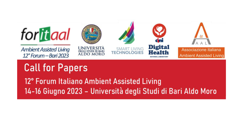 12° Forum Italiano Ambient Assisted Living – Call For Papers